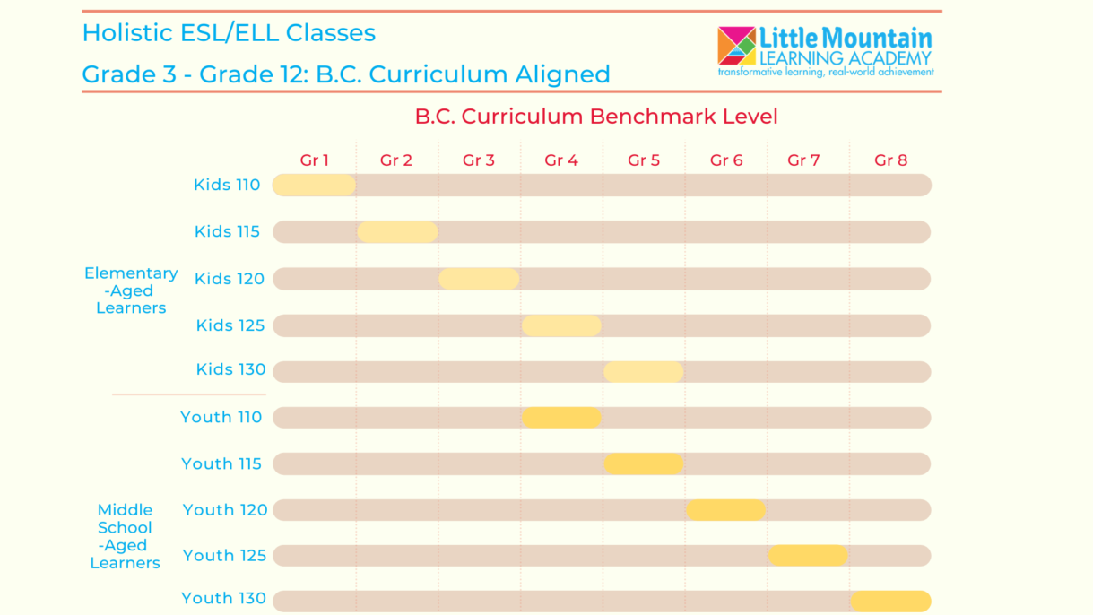 smrt kids and youth curriculum vs BC curriculum benchmark level