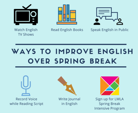 ways to improve English over spring break